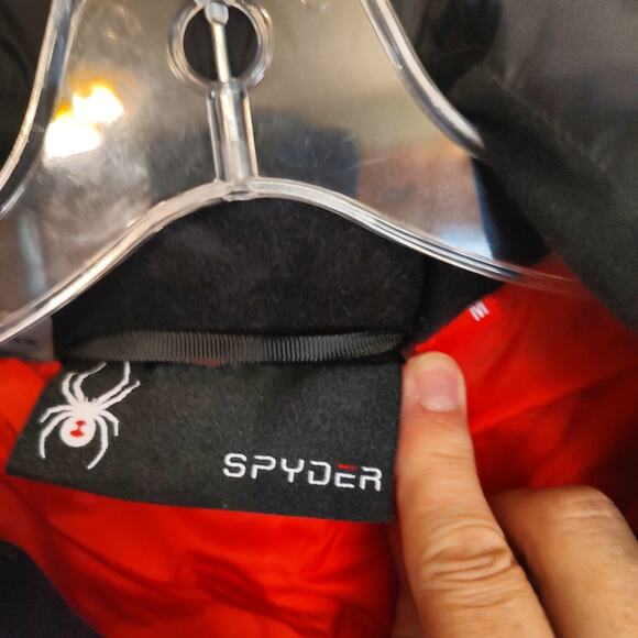 Spyder Black Puffer Jacket Size M ID SUB-ZERO WOLF COVE - Picture 6 of 11